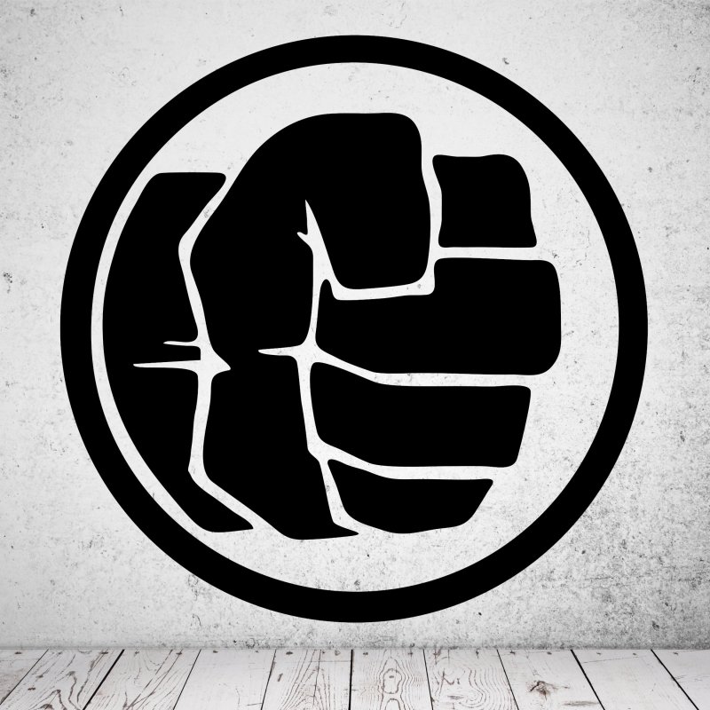 Preview: Wandtattoo Hulk Faust Preview: 46236 Hulk Faust Wandsticker